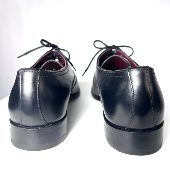 CHARLES TYRWHITT Wing-tip, Back Leather Oxford shoes EU8 1/2 US9 Made in England